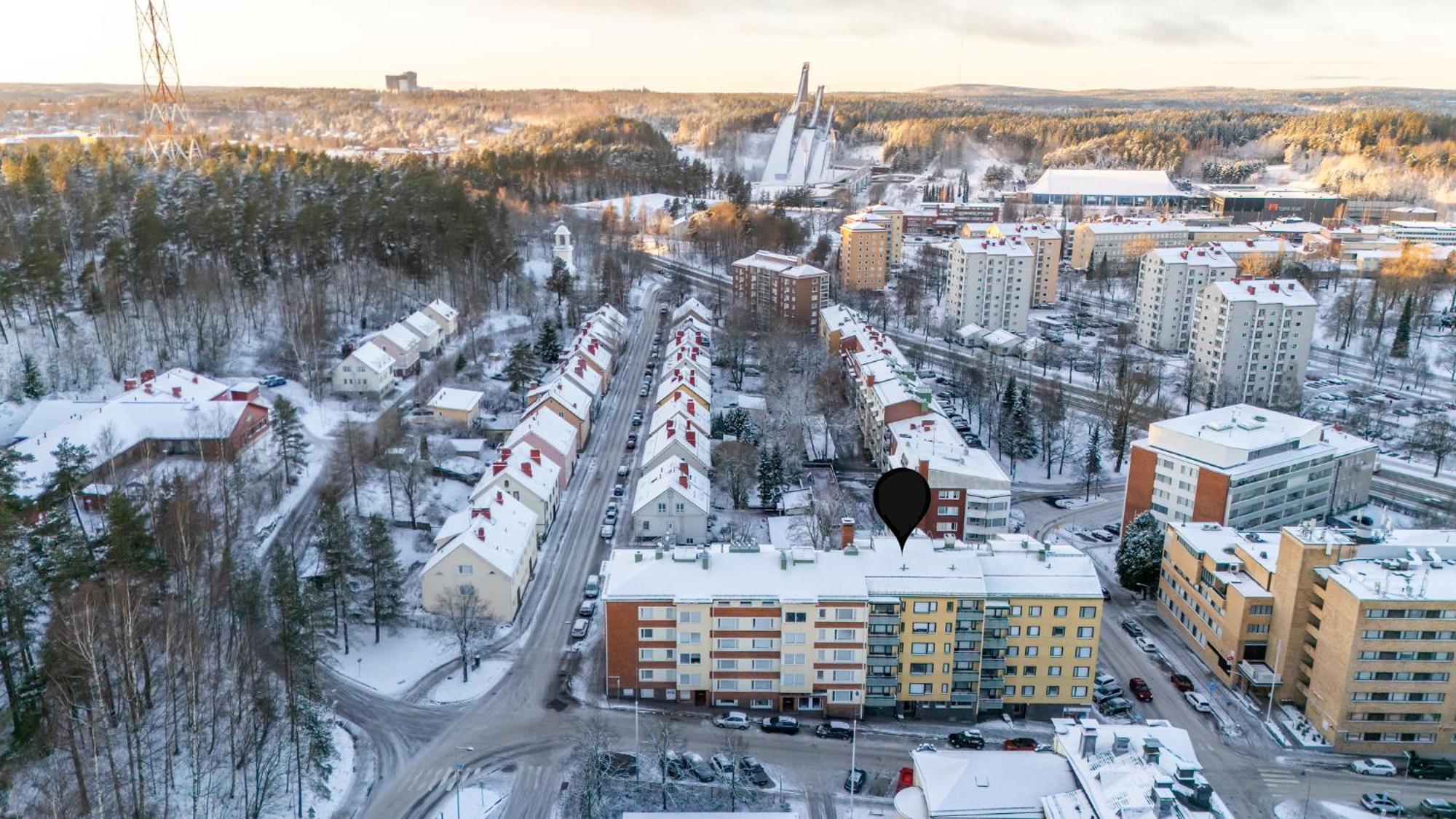 Апартаменты Bright & Spacious Studio In Lahti Center Экстерьер фото