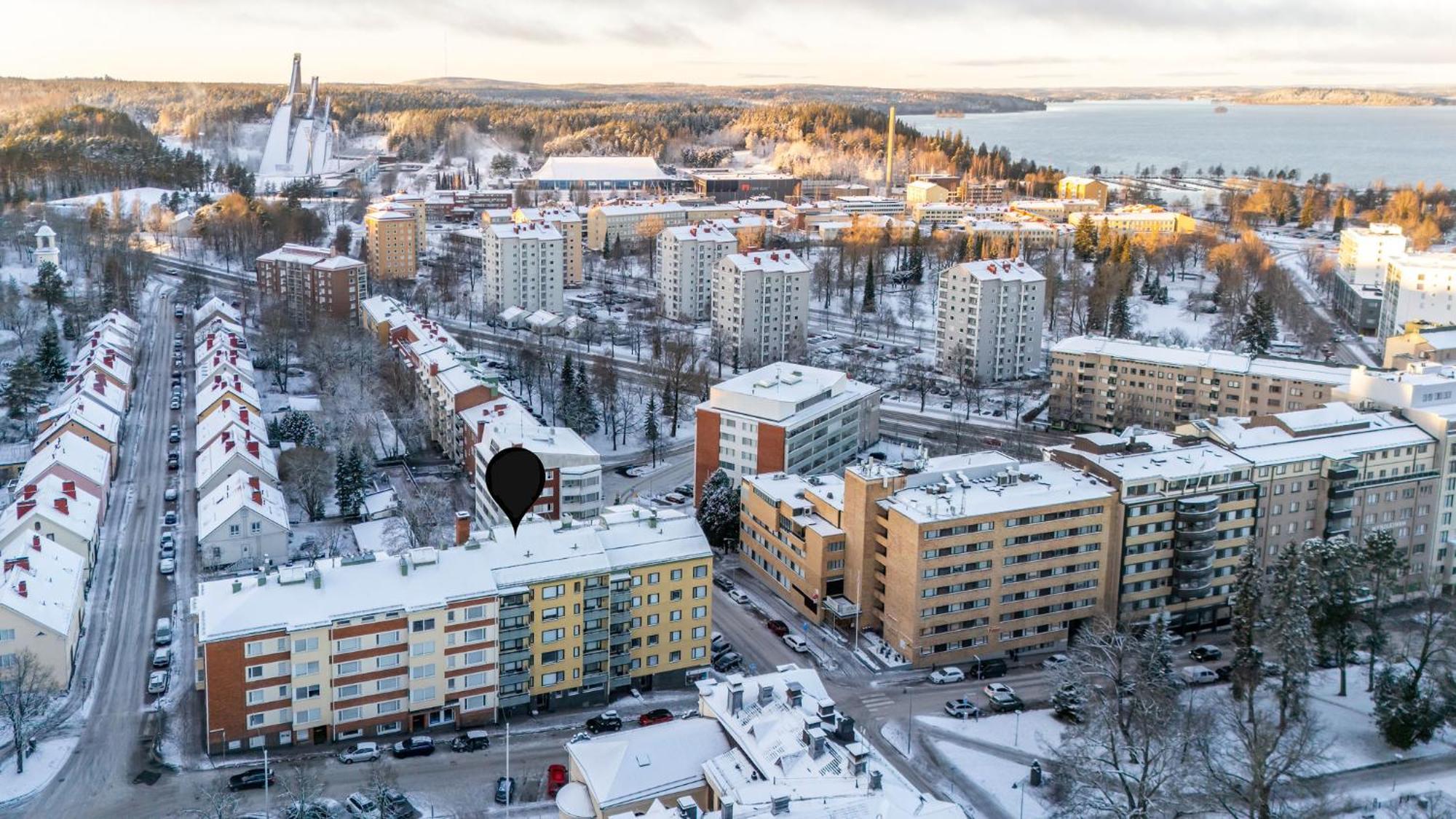 Апартаменты Bright & Spacious Studio In Lahti Center Экстерьер фото